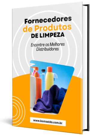 Capa 3d ebook fornecedores produtos de limpeza